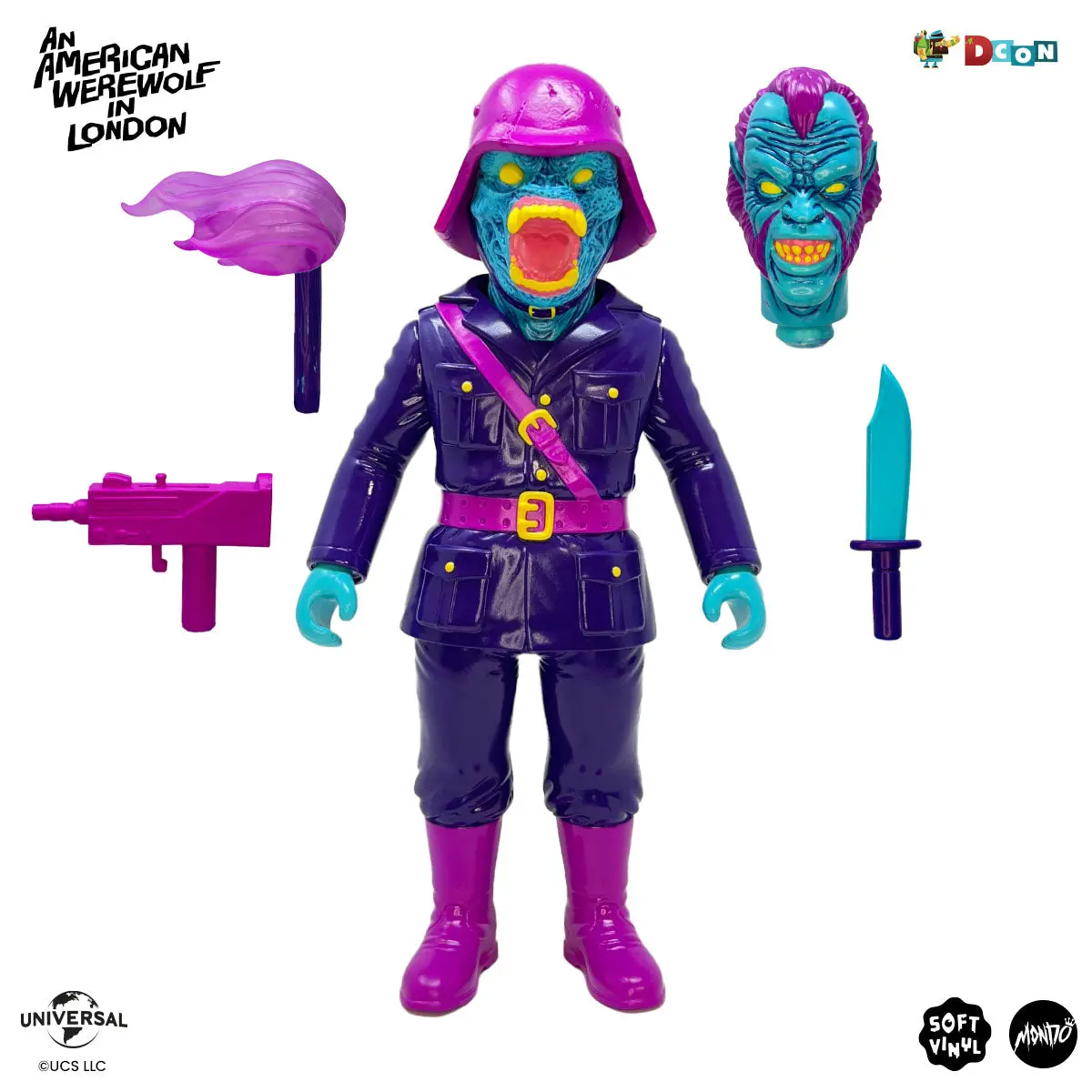 An American Werewolf In London - Nightmare Demon Mutant Soft Vinyl Figure - Retro Gamer Variant (Designer Con Exclusive) 2