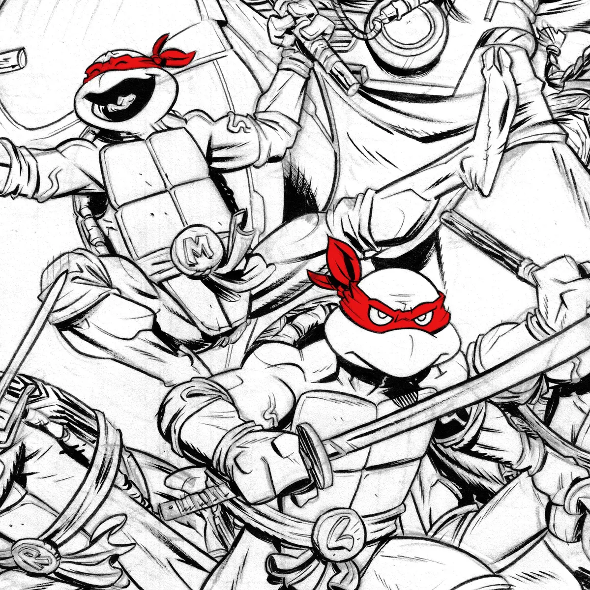Teenage Mutant Ninja Turtles Mirage Variant Poster 2