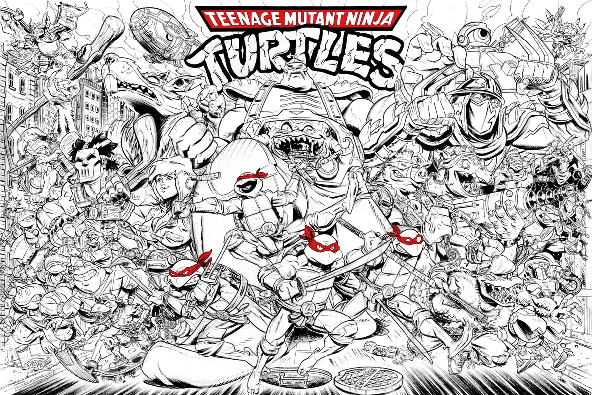 Teenage Mutant Ninja Turtles Mirage Variant Poster 1
