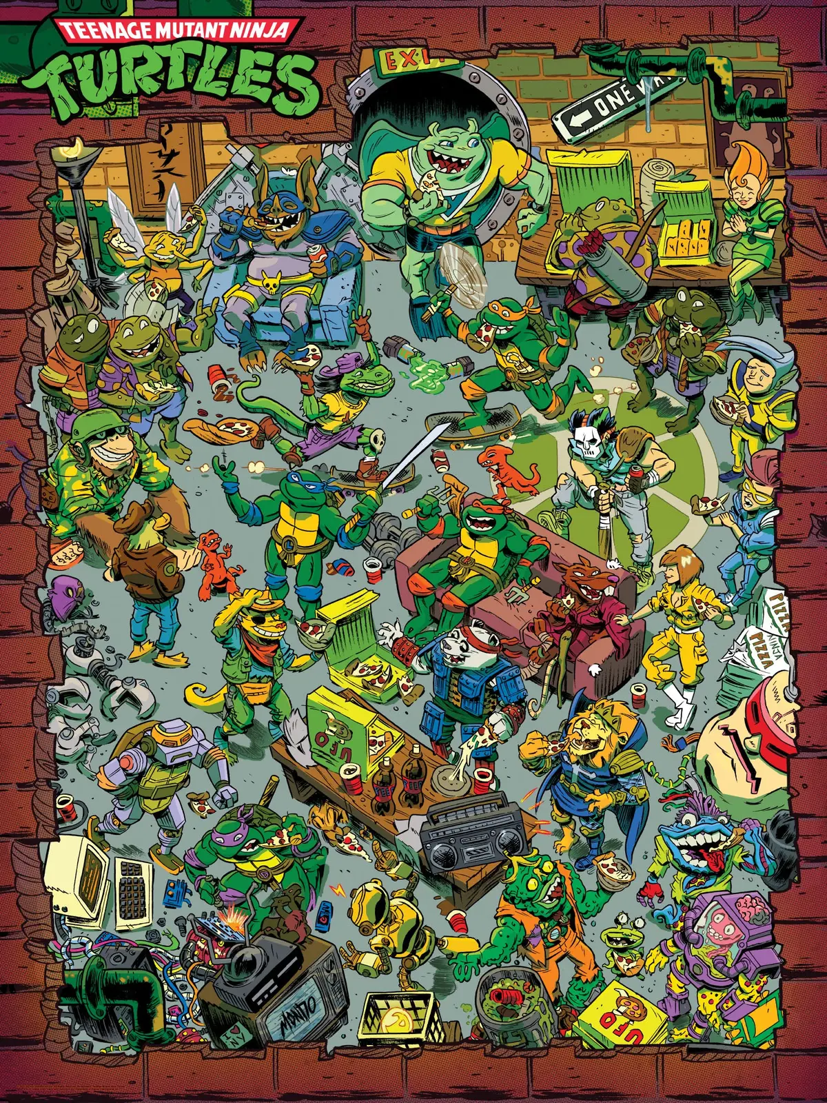 Teenage Mutant Ninja Turtles "Pizza Party" Poster 1