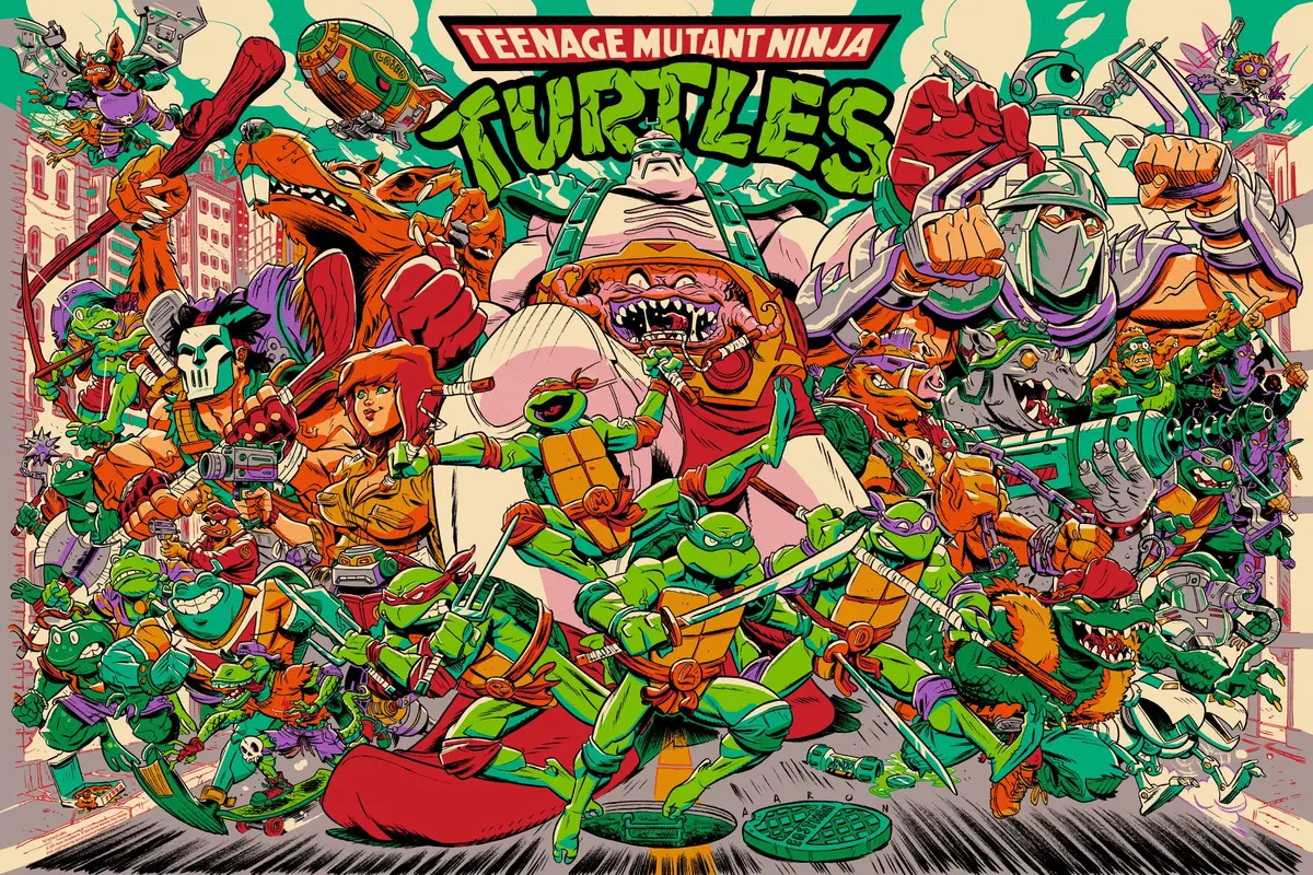Teenage Mutant Ninja Turtles Variant Poster 1