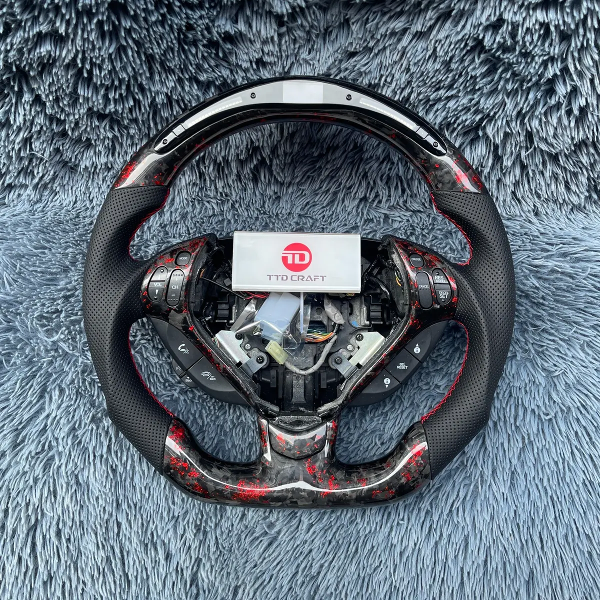 Acura 2007 2008 Tl  Led Forged Carbon Fiber Steering Wheel |Ttd Craft 1