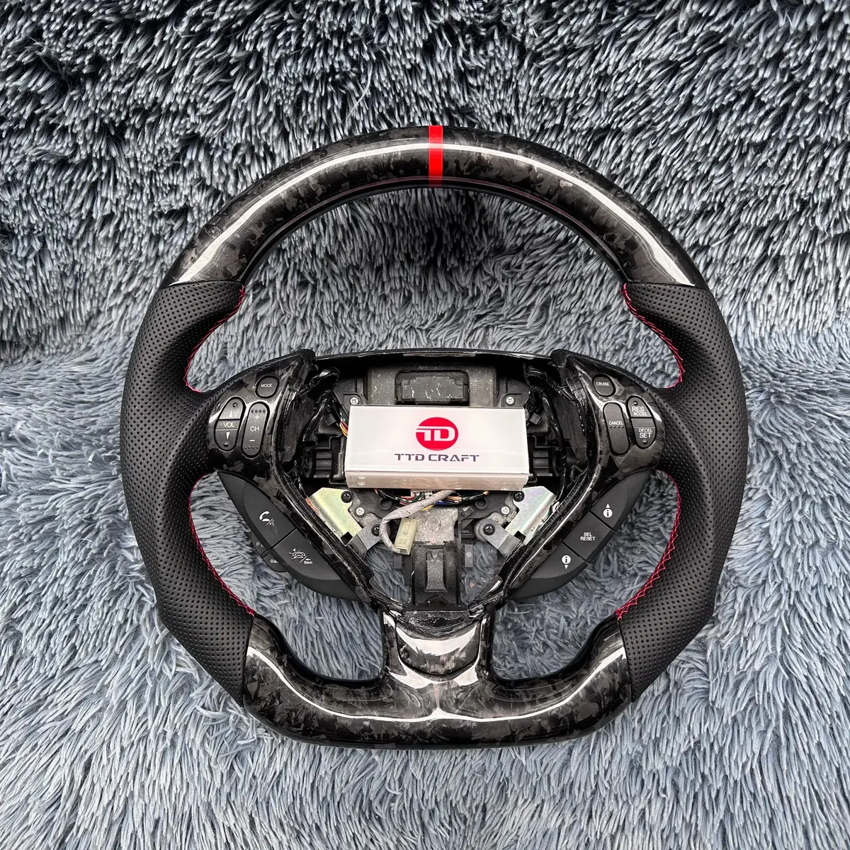 Acura 2007 2008 Tl Forged Carbon Fiber Steering Wheel |Ttd Craft 1
