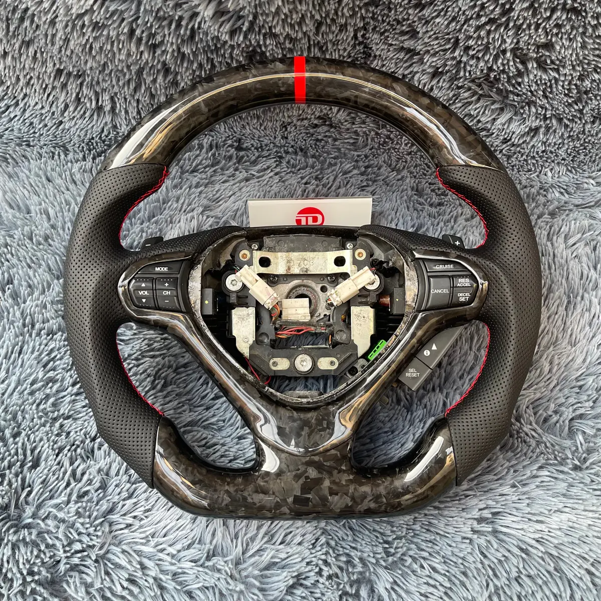 Acura 2009-2014 Tsx  Honda Cu2 Forged Carbon Fiber Steering Wheel |Ttd Craft 1