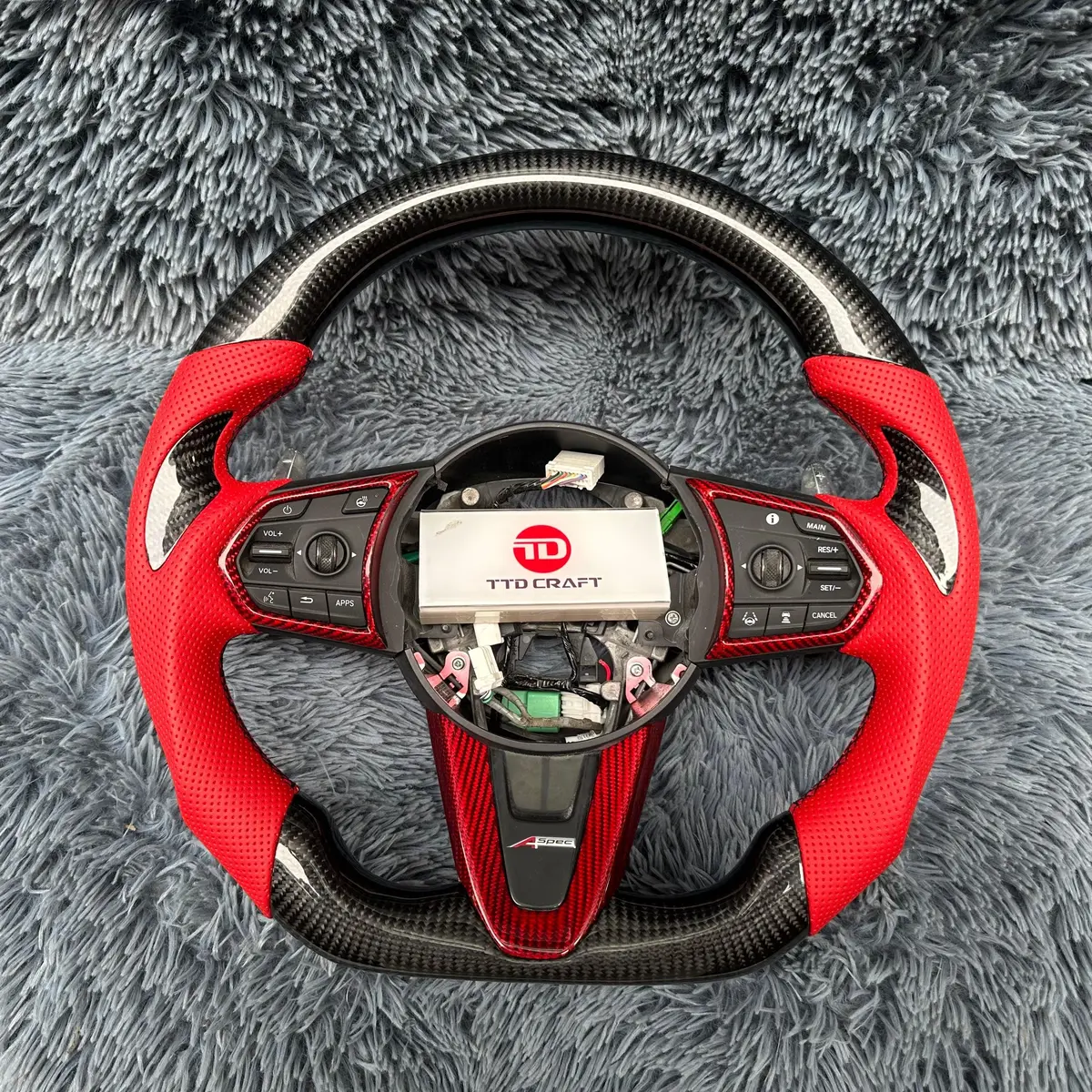 Acura 2019-2025 Rdx Carbon Fiber Steering Wheel |Ttd Craft 1