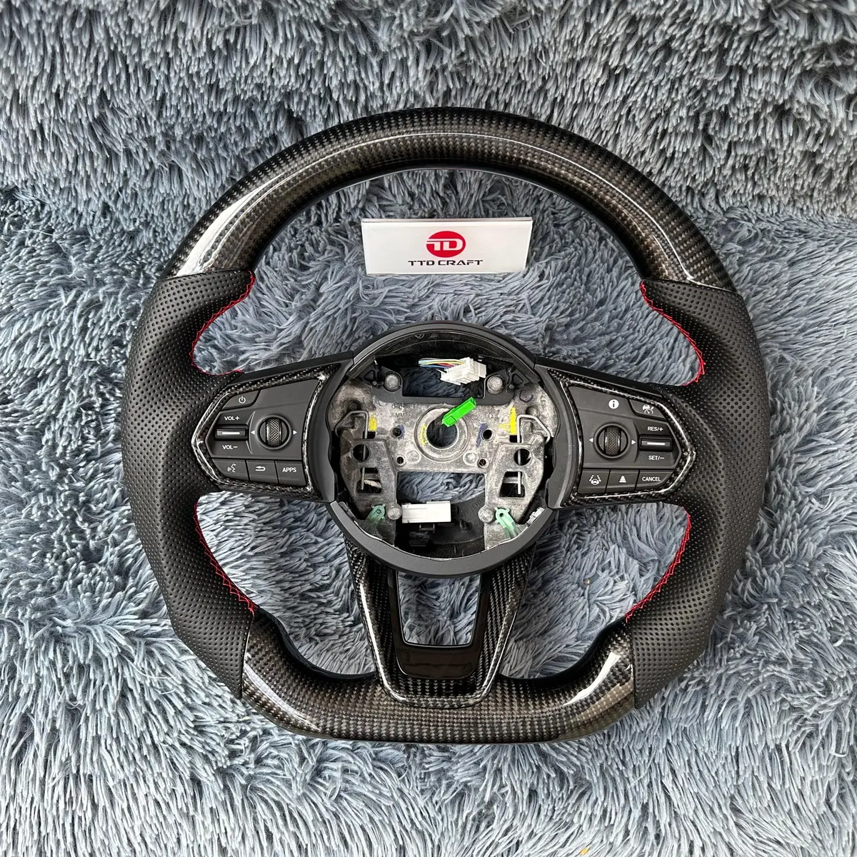 Acura 2021-2026 Tlx Mdx Heated Carbon Fiber Steering Wheel |Ttd Craft 1