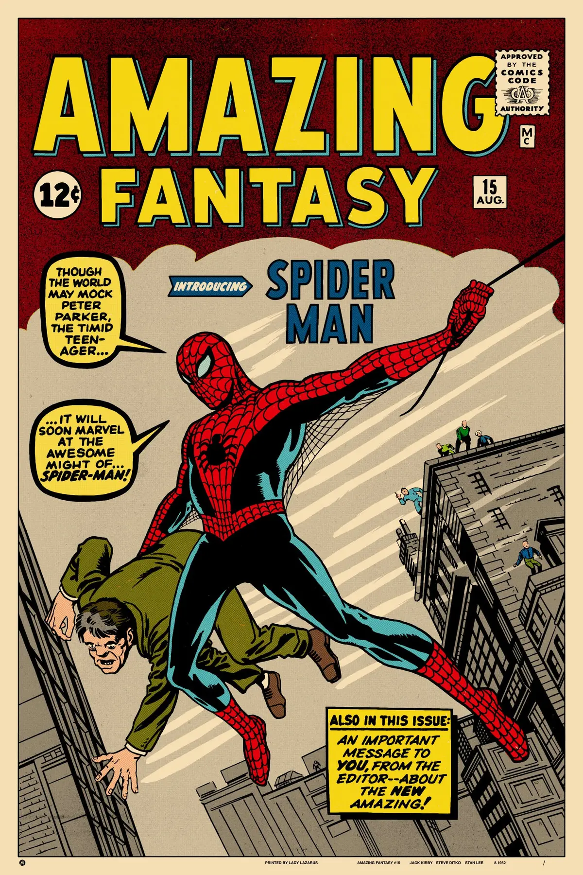 Amazing Fantasy #15 Poster 1