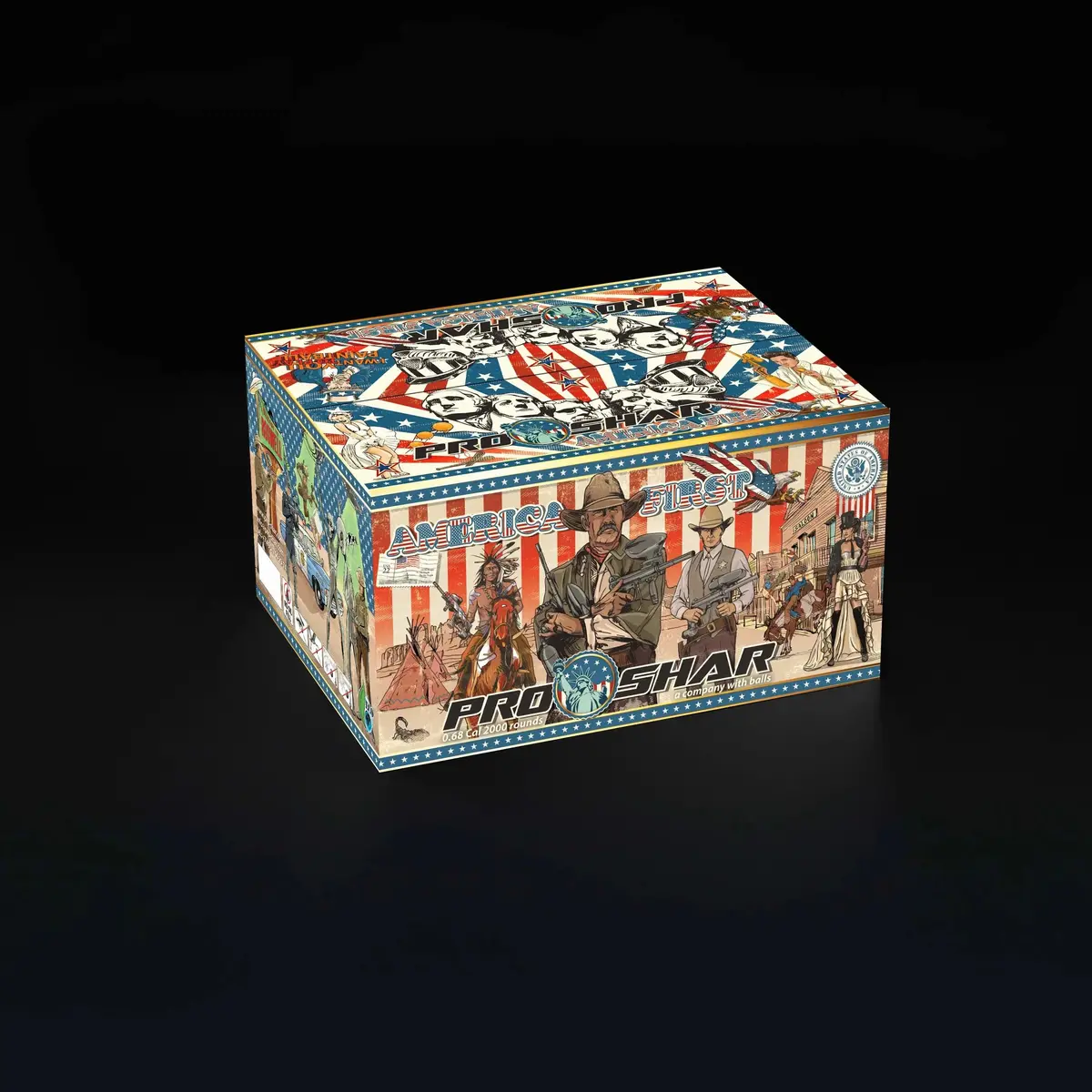 Proshar .68 Cal America First Paintballs 1