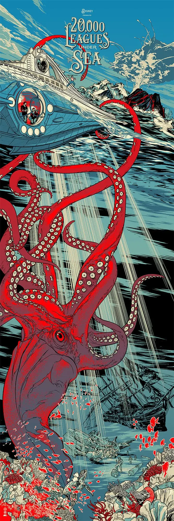 Mondo X Cyclops Print Works Print #29: 20,000 Leagues Under The Sea 1