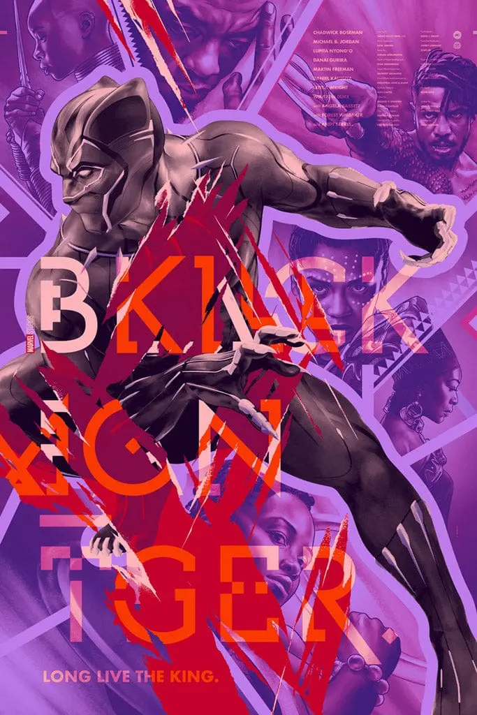 Black Panther (Variant) Poster 1