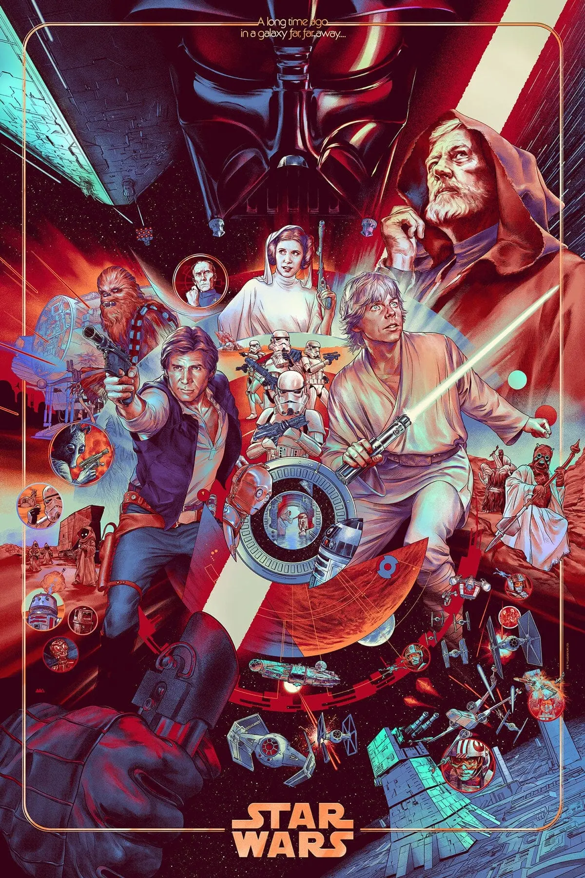 The Ways Of The Force Variant Screenprinted Poster 1
