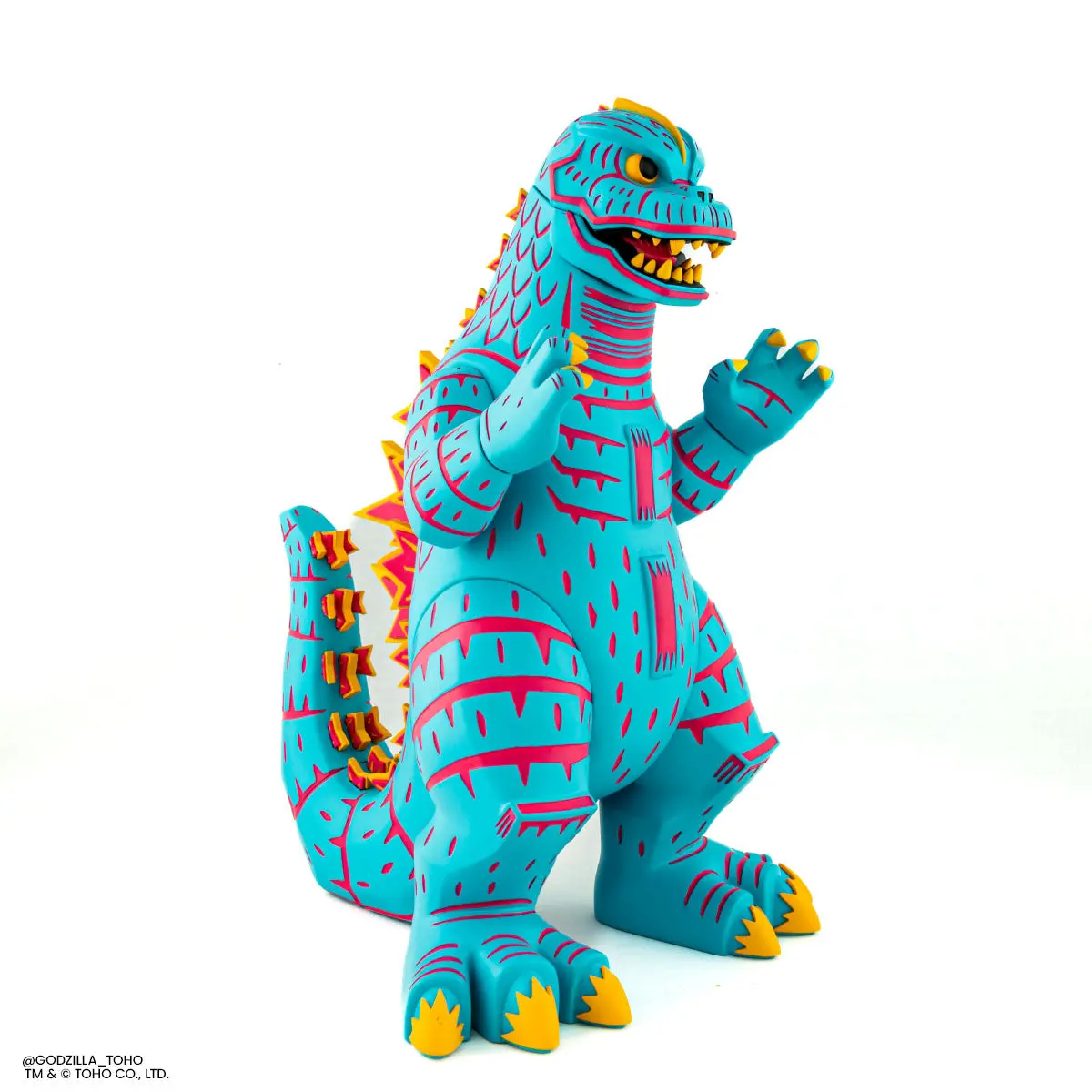 Godzilla - Vinyl Designer Figure By Attack Peter - Vice City Rage Variant 1