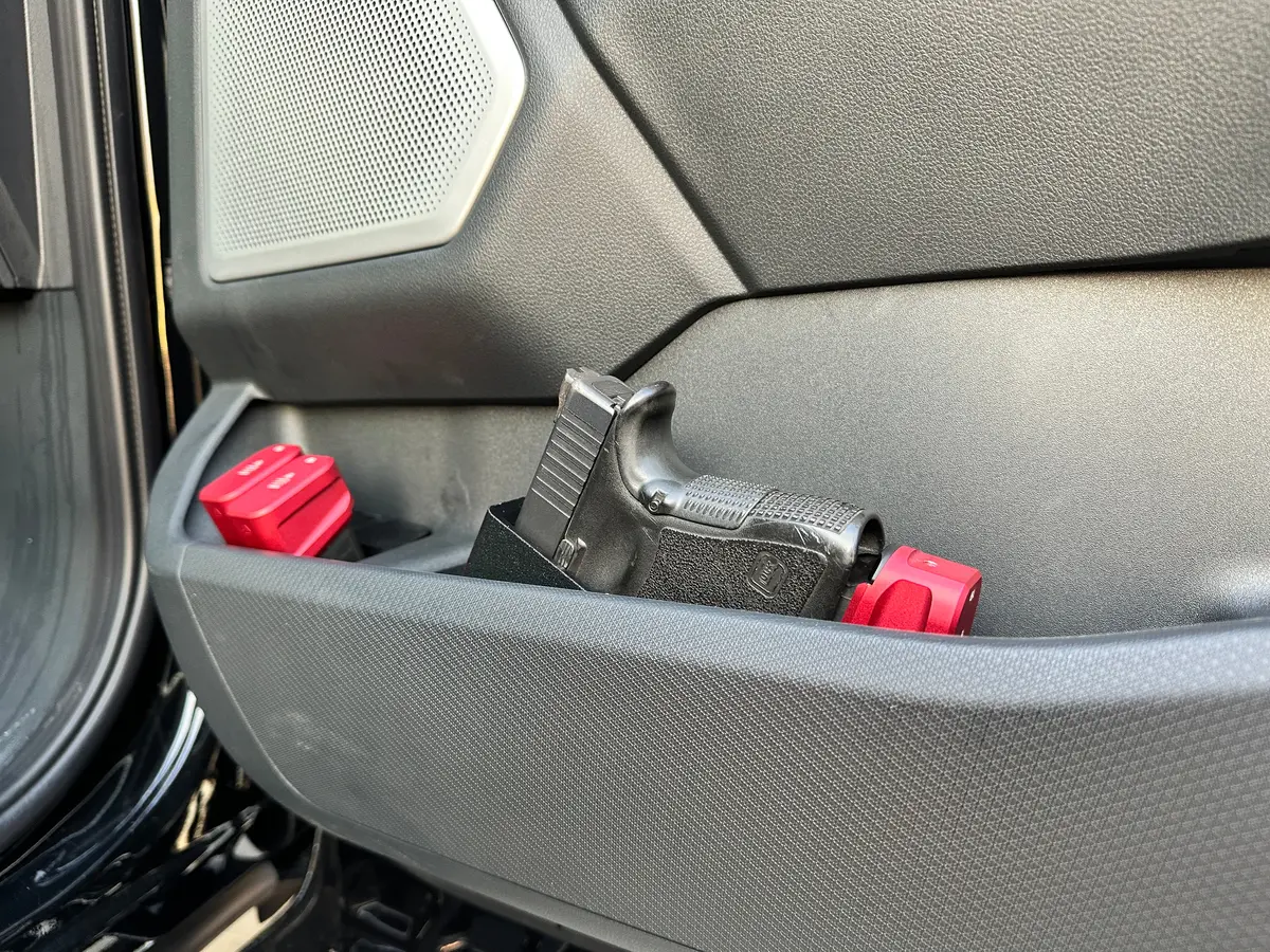 2021+ F-150 | 2023+ Super Duty Door Pistol & Mag Holster (N52 Magnetic Stabilization) 4