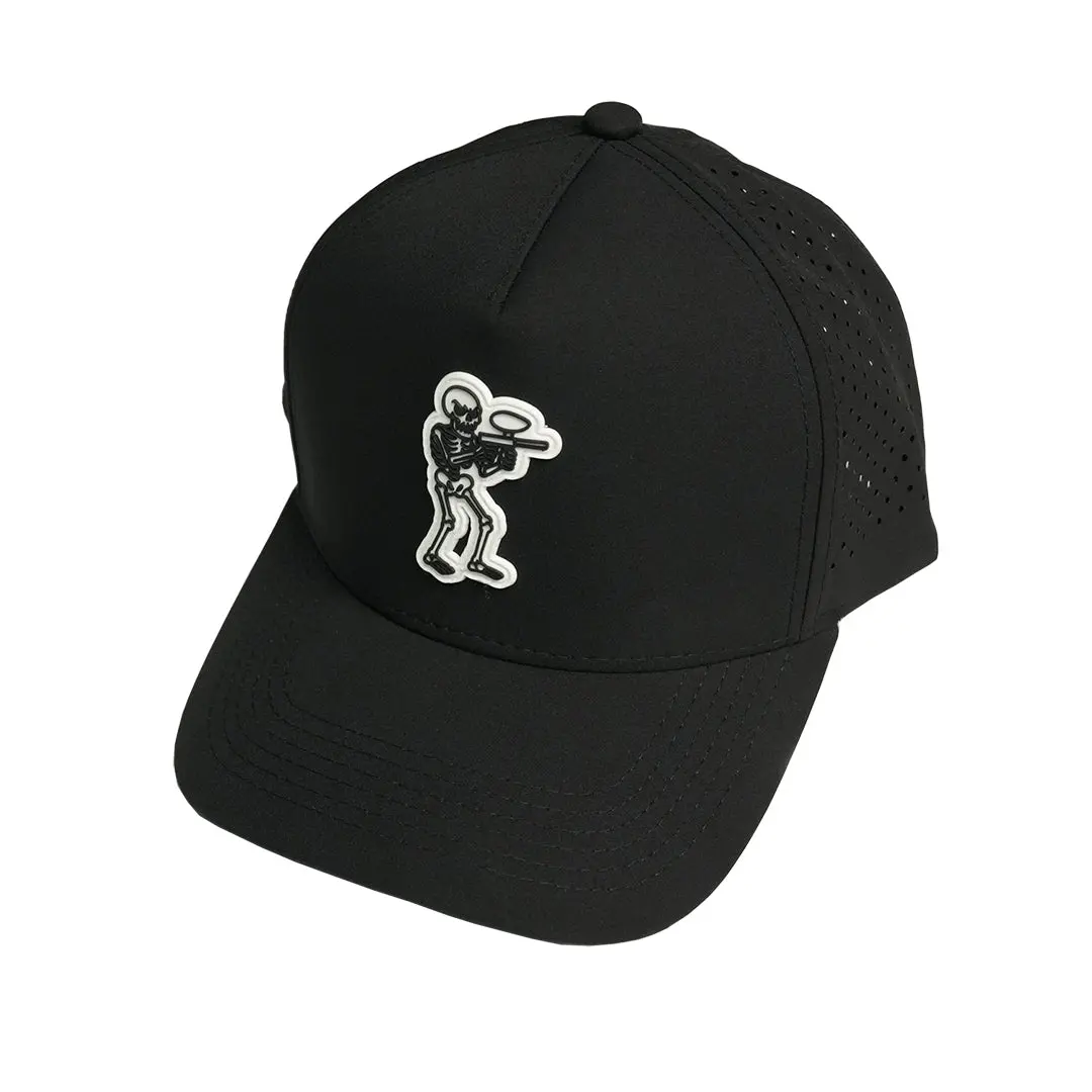 Bones Baller Weatherproof Snapback Hat - Black 1