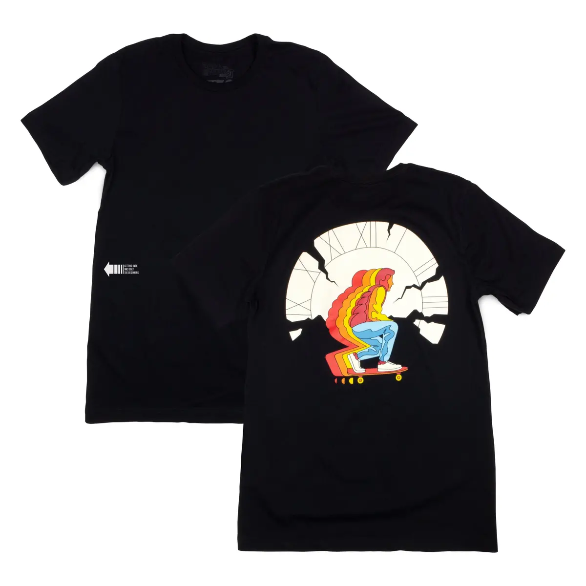 Back To The Future Clock Warp T-Shirt 1