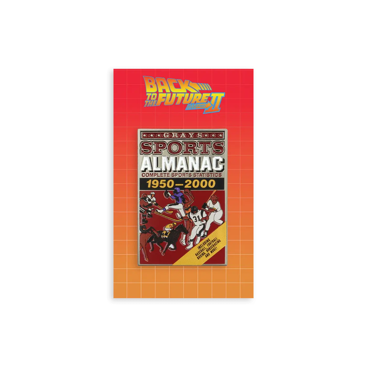 Back To The Future — Grays Sports Almanac Enamel Pin 1