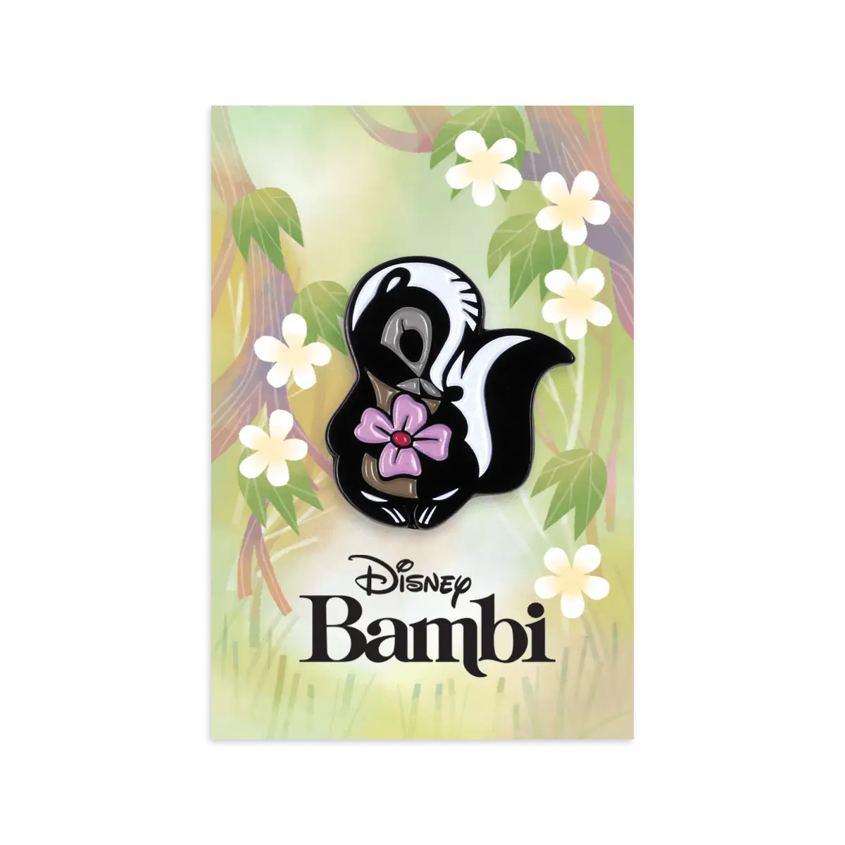 Bambi – Flower Enamel Pin 1