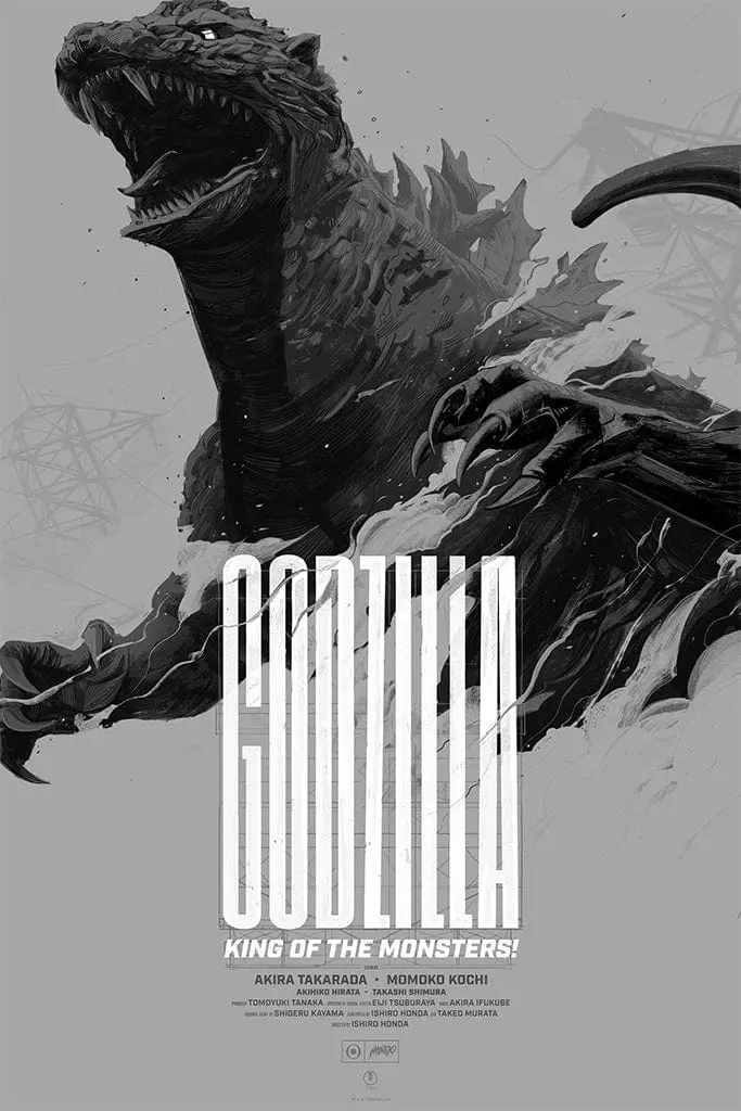 Godzilla Screenprinted Poster 1