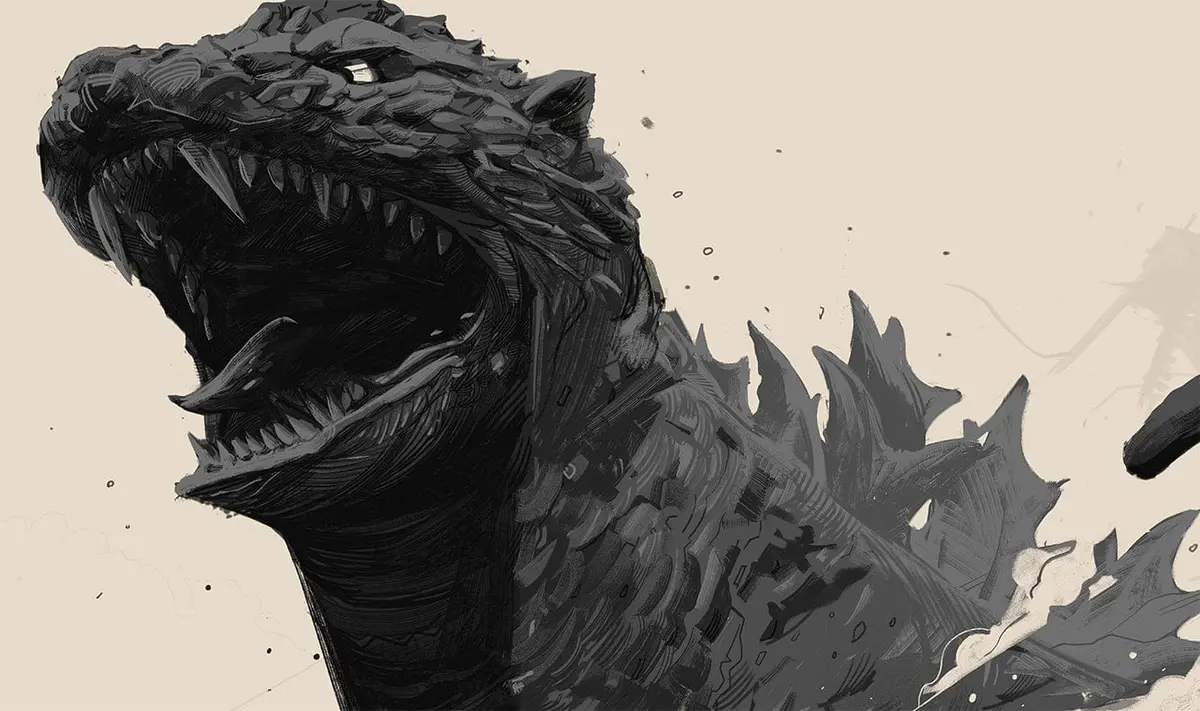 Godzilla (Variant) Screenprinted Poster 2