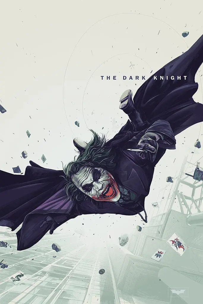 The Dark Knight Screenprinted Poster 1