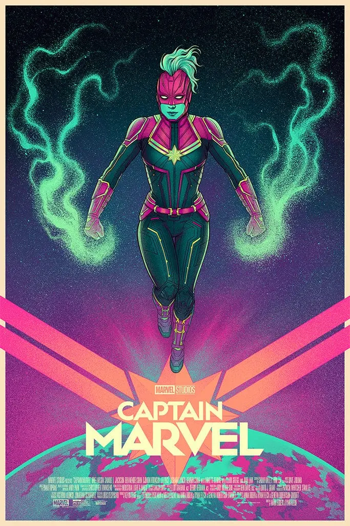 Captain Marvel (Variant) Poster 1