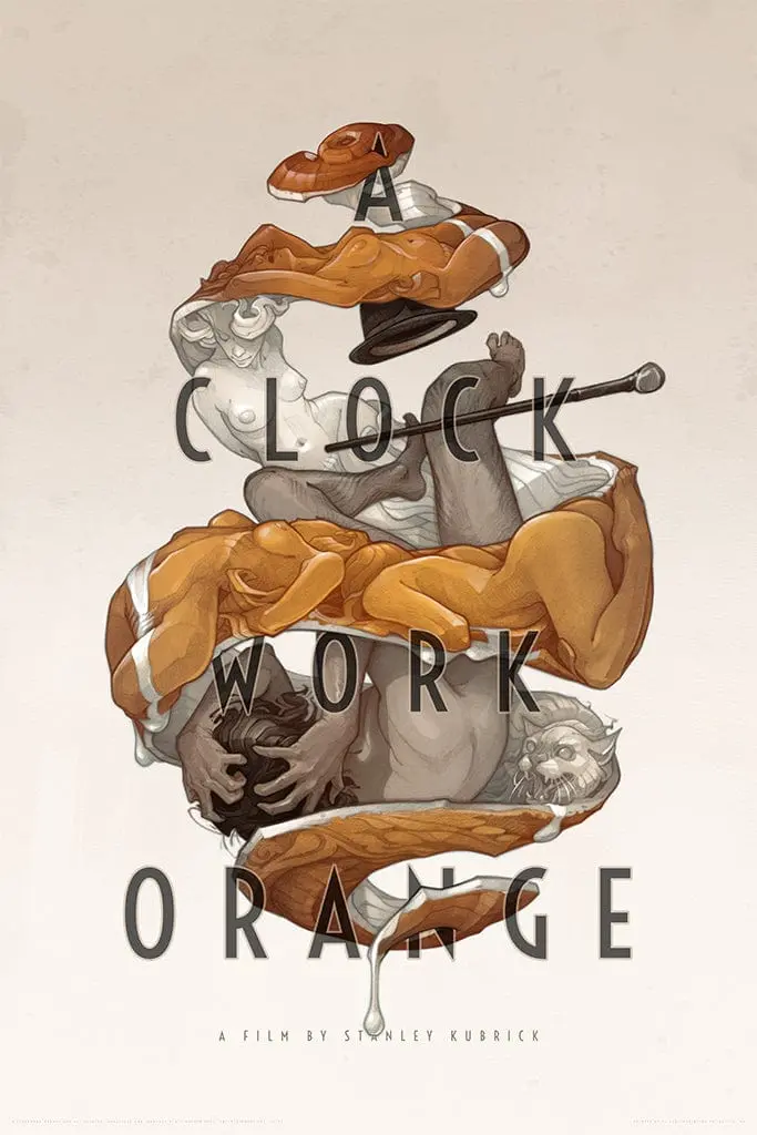 A Clockwork Orange Screenprinted Poster 1