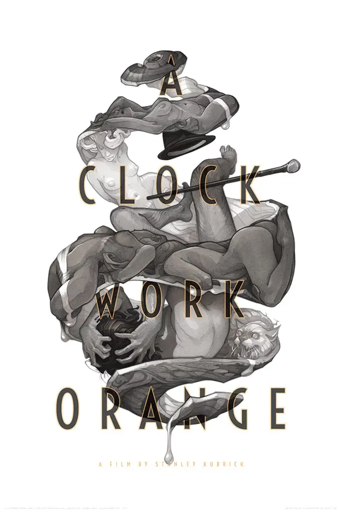 A Clockwork Orange Variant Screenprinted Poster 1