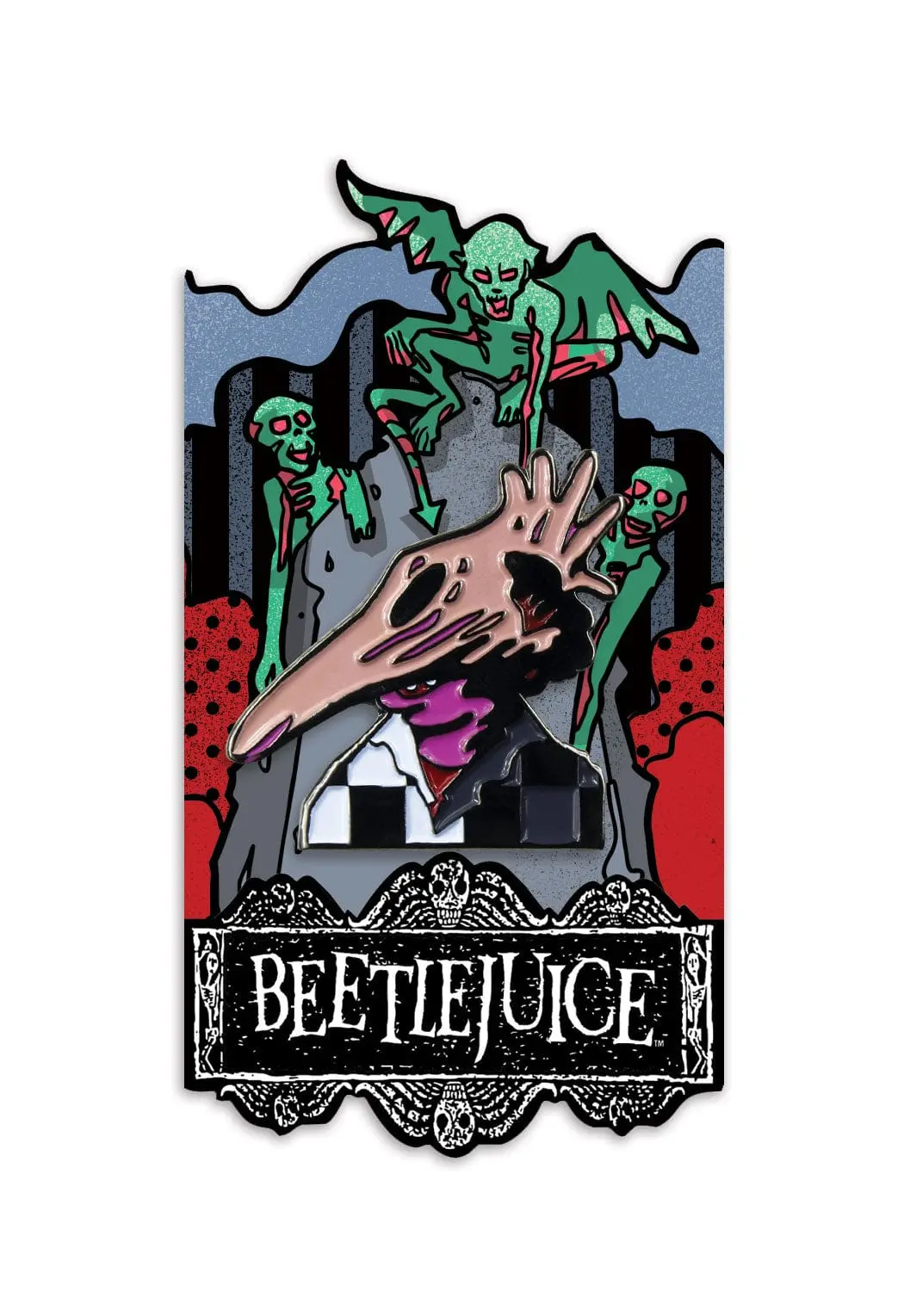 Beetlejuice: Adam Enamel Pin 1