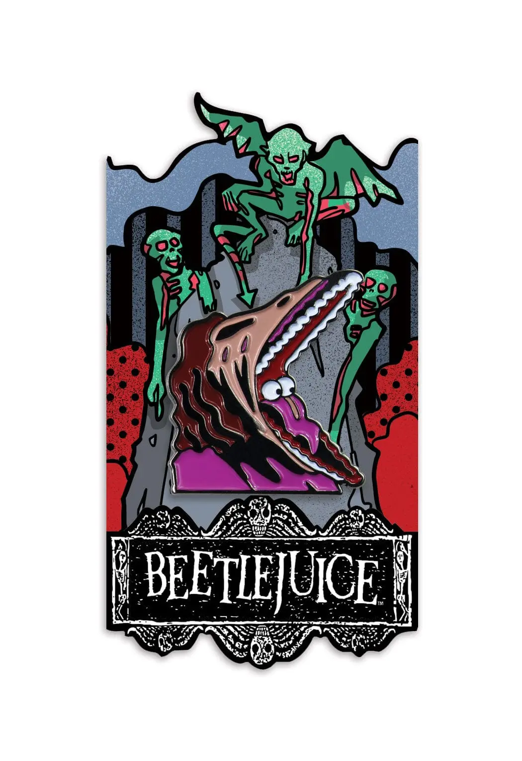 Beetlejuice: Barbara Enamel Pin 1