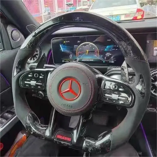809 Amg Carbon Fiber Steering Wheel For Mercedes Benz Amg Gt | Ttd Craft 1