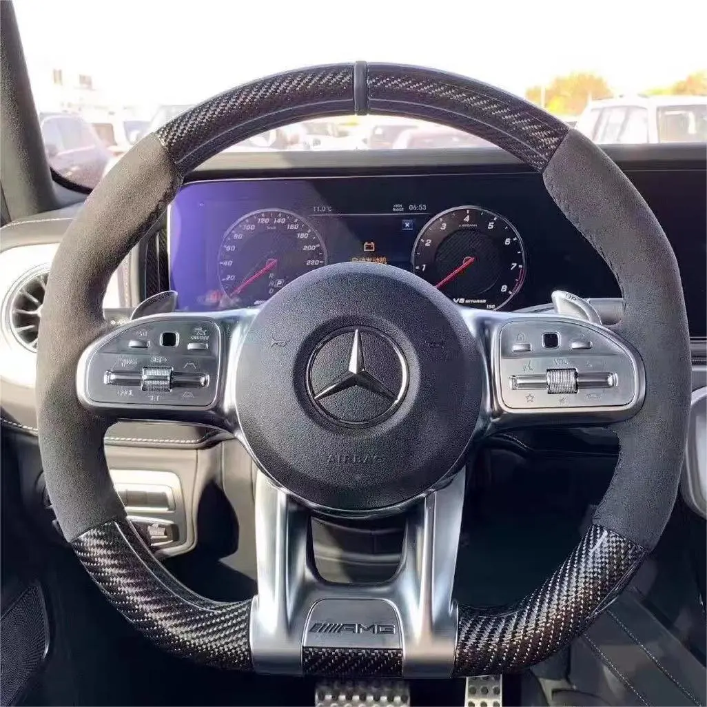 809 Amg Carbon Fiber Steering Wheel For Mercedes Benz Cls53 Cls63 Amg C257 | Ttd Craft 1