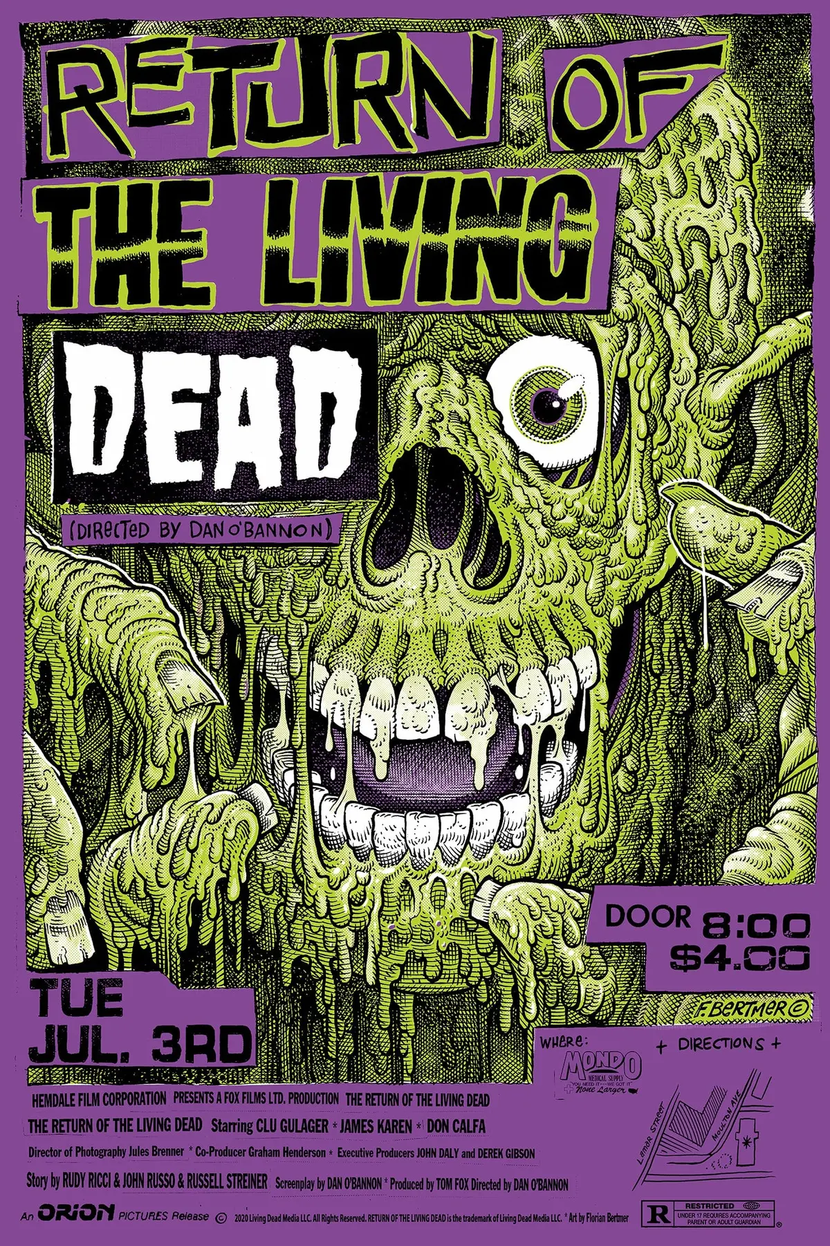 Return Of The Living Dead (Devilock Variant) Poster 1