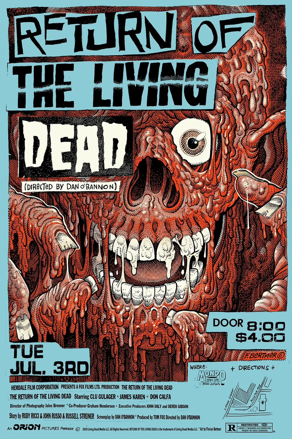 Return Of The Living Dead (Nothing Left Inside Variant) Poster 1