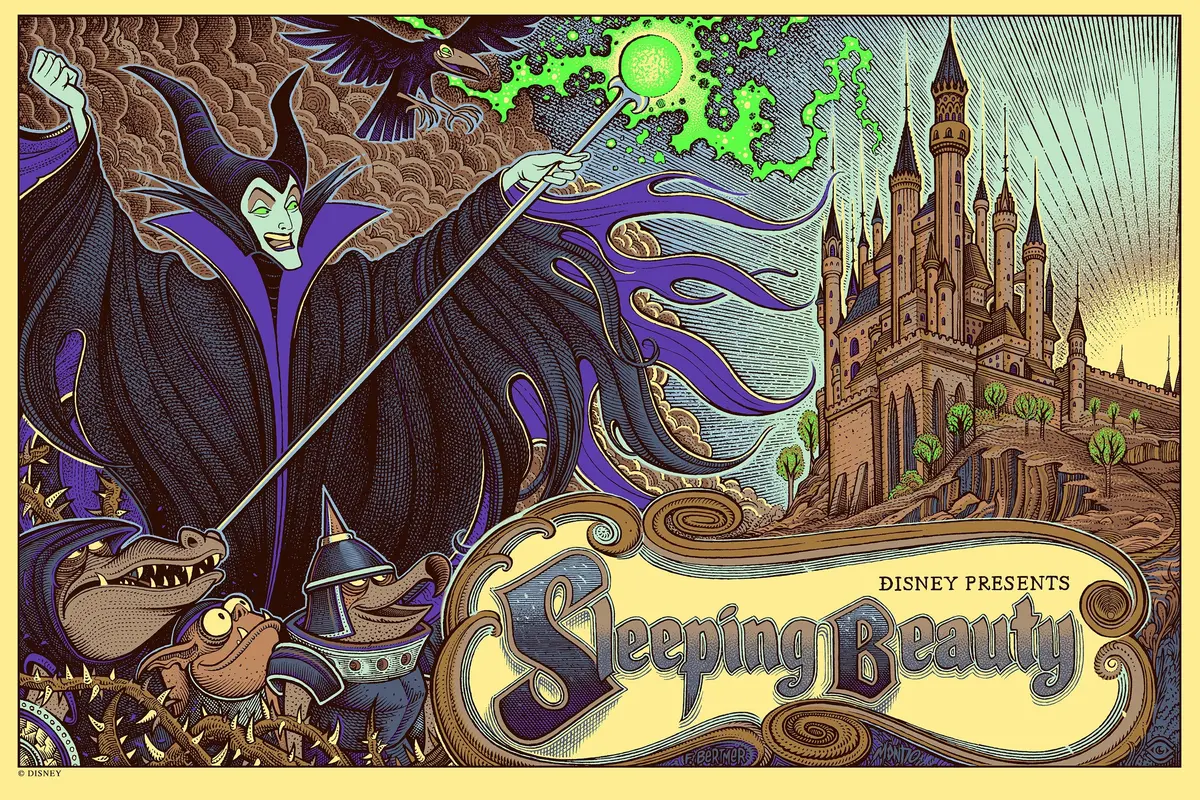 Mondo X Cyclops Print Works Print #28: Sleeping Beauty 1
