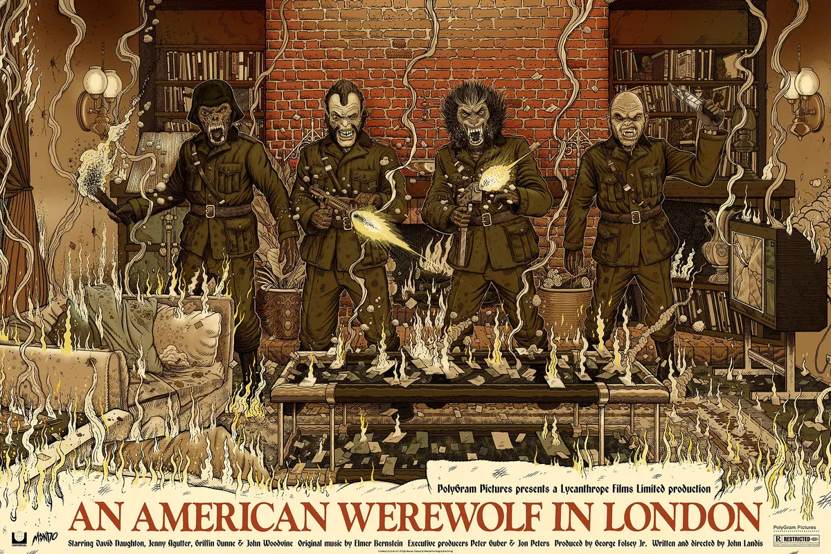 An American Werewolf In London Poster 1