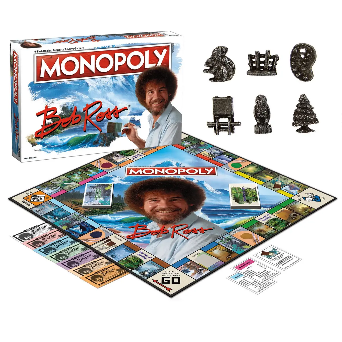 Monopoly Bob Ross® Edition Game 1