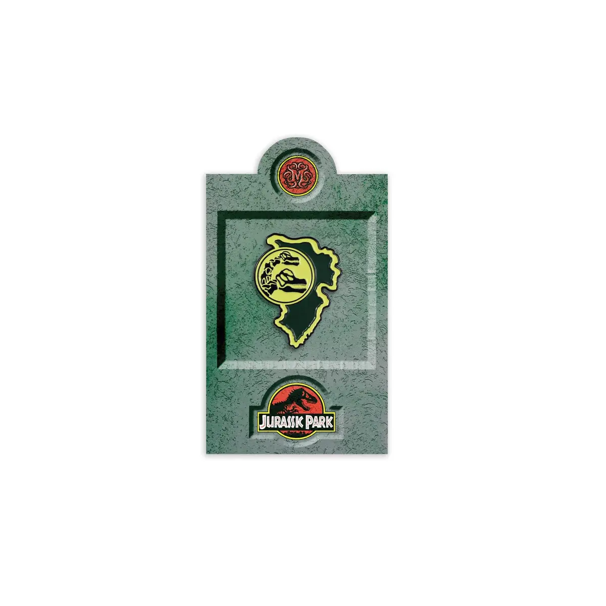 Jurassic Park – Brachiosaurus Paddock Sign Enamel Pin 1