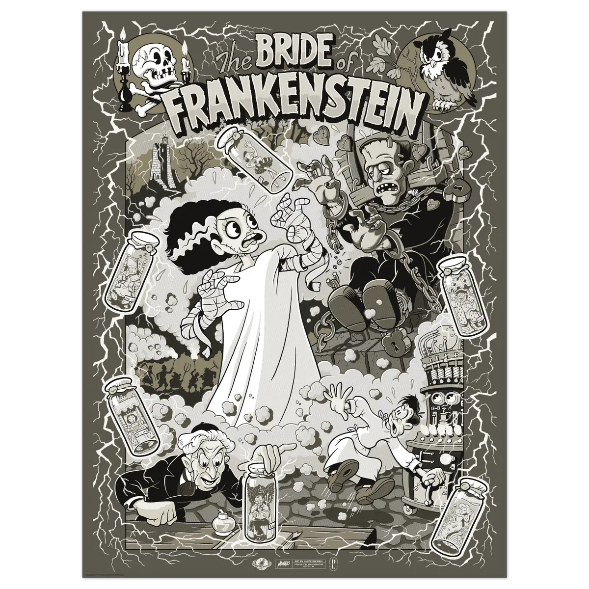 Bride Of Frankenstein Variant Poster 1