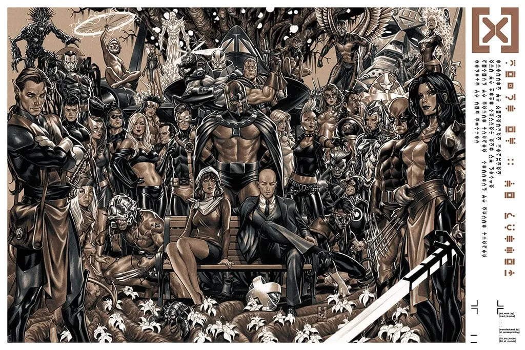 X-Men: House Of X/Powers Of X Variant Screenprinted Poster 1