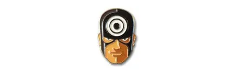 Bullseye Enamel Pin 1