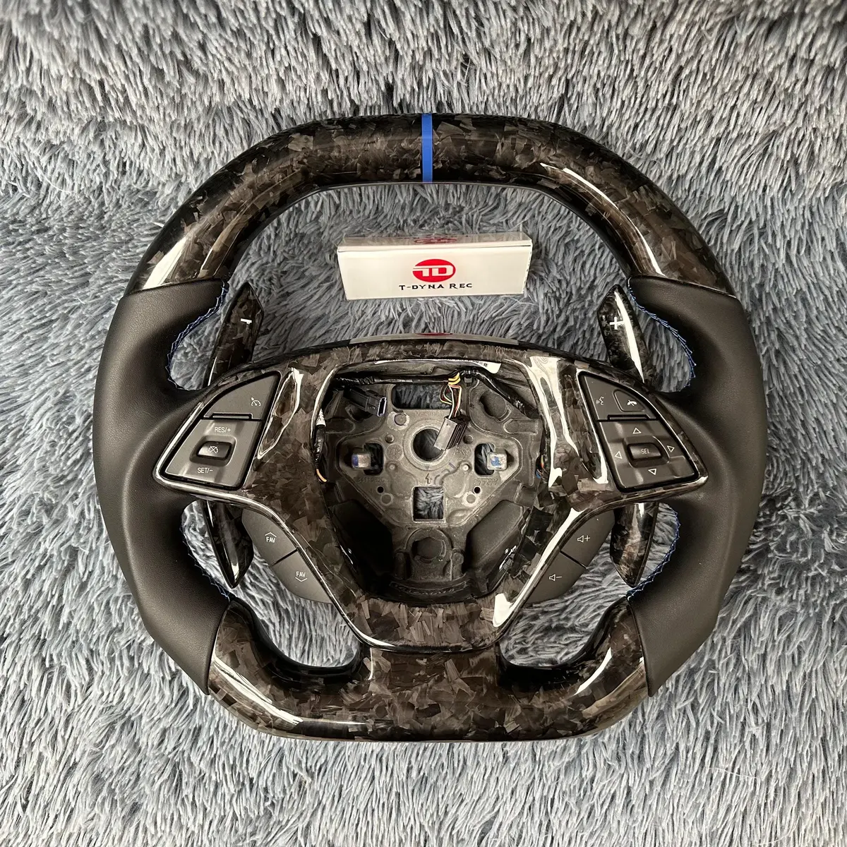 Corvette C7 Forged Carbon Fiber Steering Wheel Upgrade |Ttd Craft 1