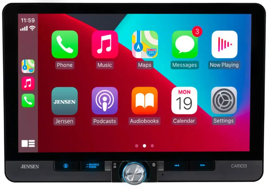 Jensen Car1013 10.1″ Receiver With Wireless Apple Carplay And Android Auto 1