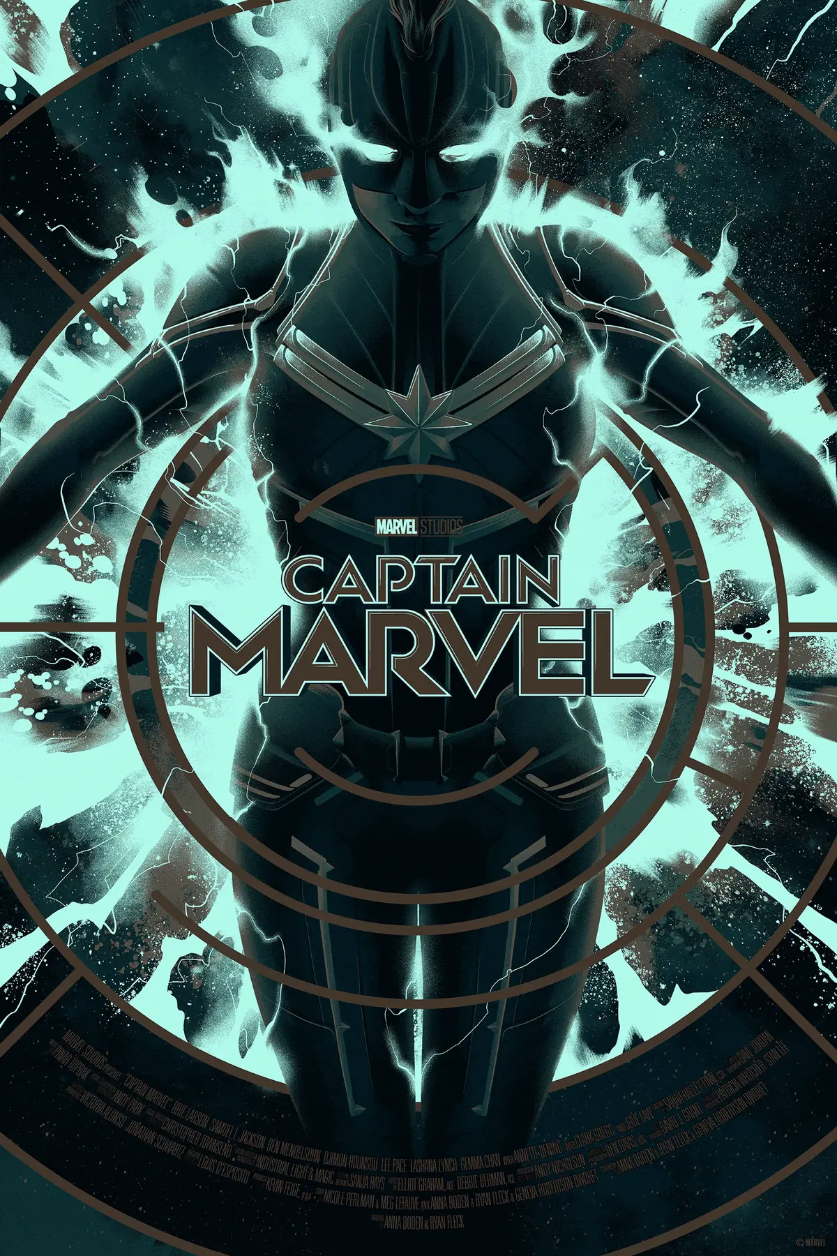 Captain Marvel (Variant) Poster 1