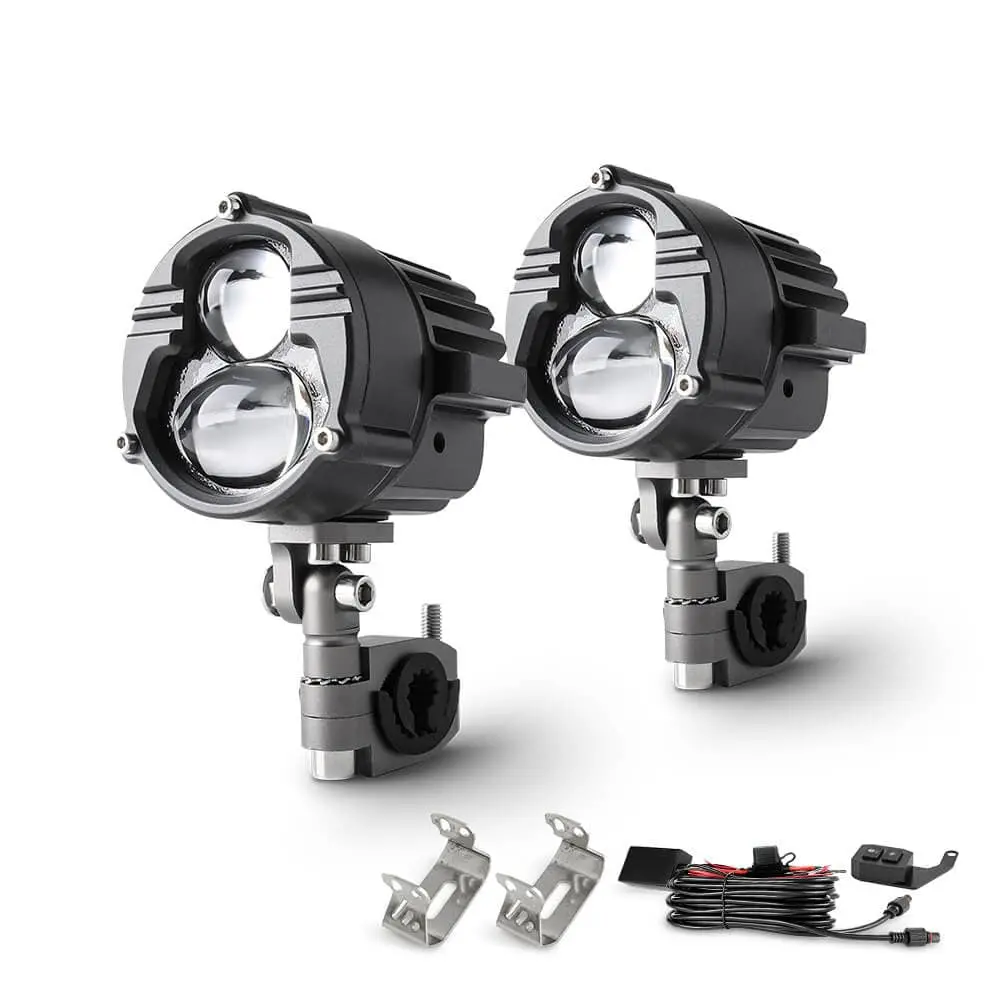 Colight 3 Inch Db-P Series Dual Beam Motorcycle Aux Lights(Set/2Pcs) 1