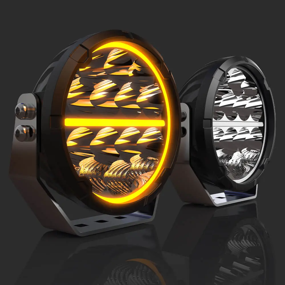 Colight 6.5Inch Trailblazer Series E9 Marked Led Driving Lights With Yellow&White Drl 1