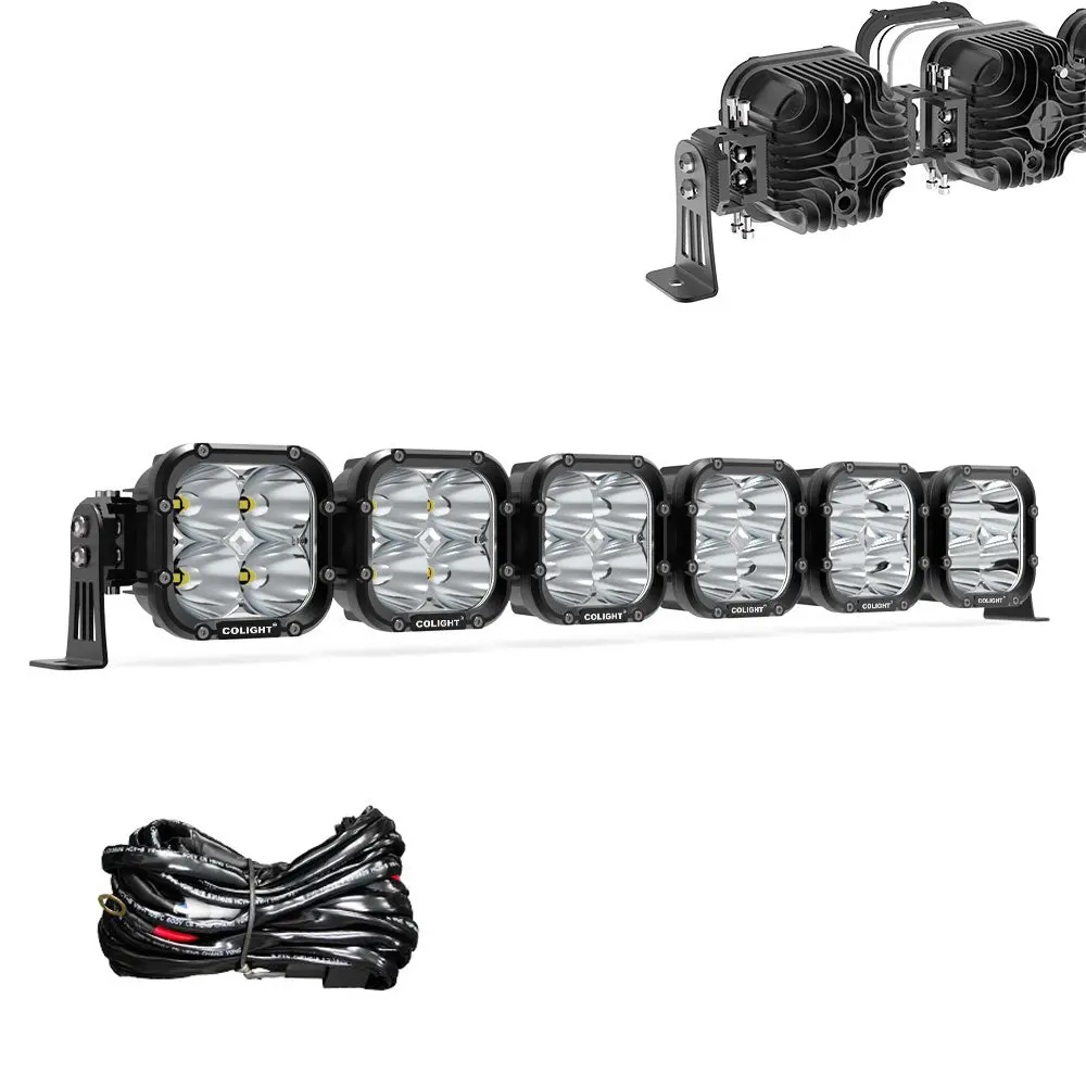 Colight 32Inch Cube4 Series Led Square Driving Linkable Light Bar-6 Lamps 1