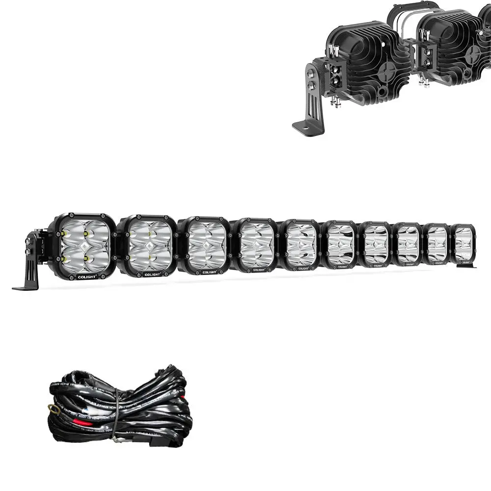 Colight 52Inch Cube4 Series Led Square Driving Linkable Light Bar-10 Lamps 1