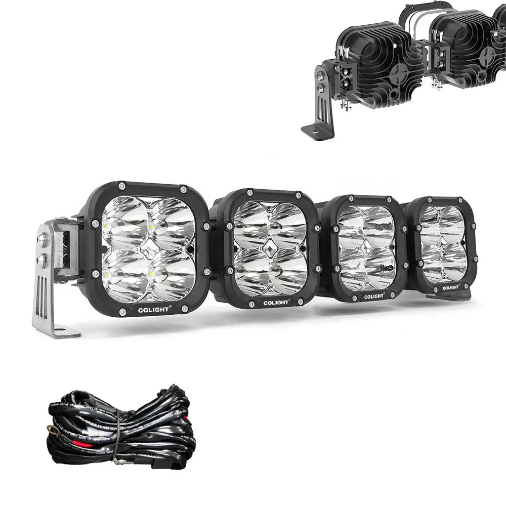 Colight 22Inch Cube4 Series Led Square Driving Linkable Light Bar-4 Lamps 1