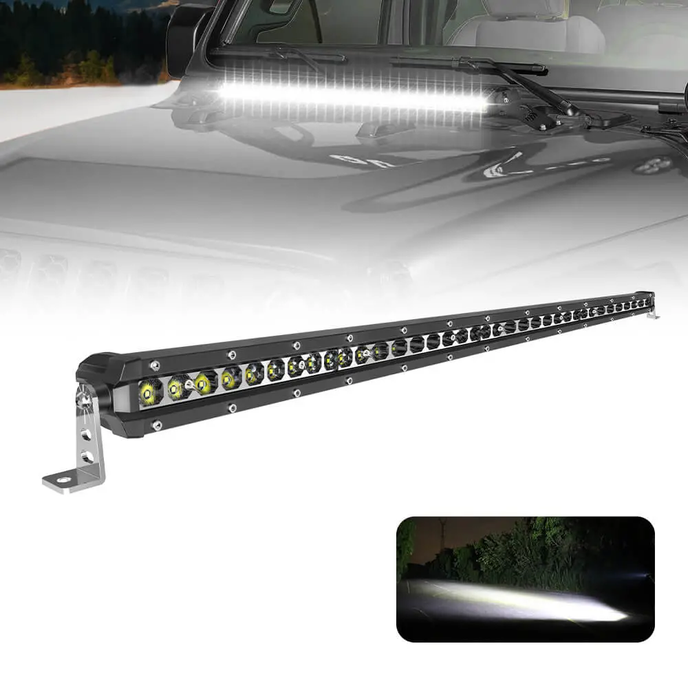 26Inch G10 Series 72W Slim Single Row Light Bar 1