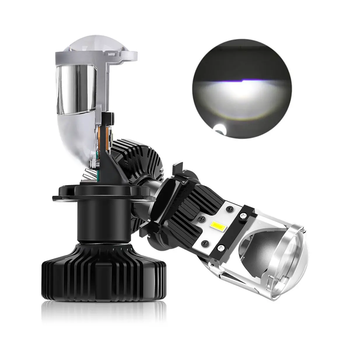 Colight Y1 Series Brightest H4/9003 Lhd Projector Headlight Bulbs(Set/2Pcs) 1